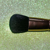Dual - Ended Large Flat Buffing and Rounded Blush Brush